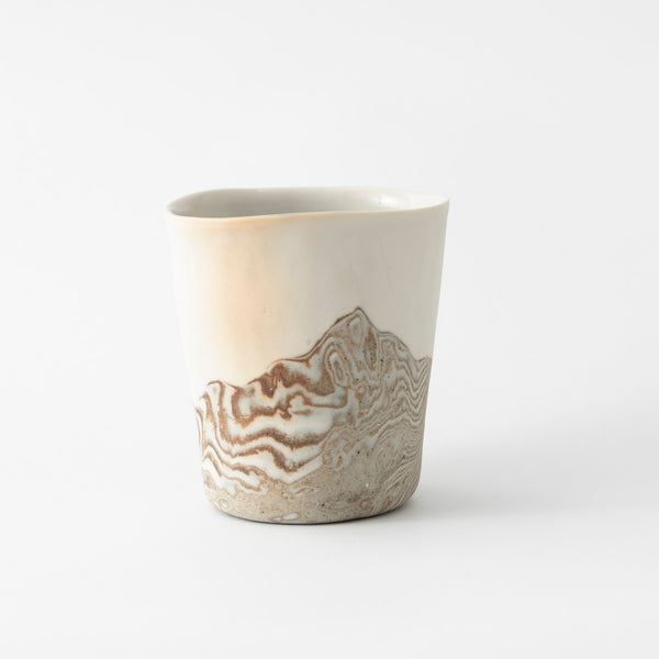 Hand-Pinched Mini Marbled Cup