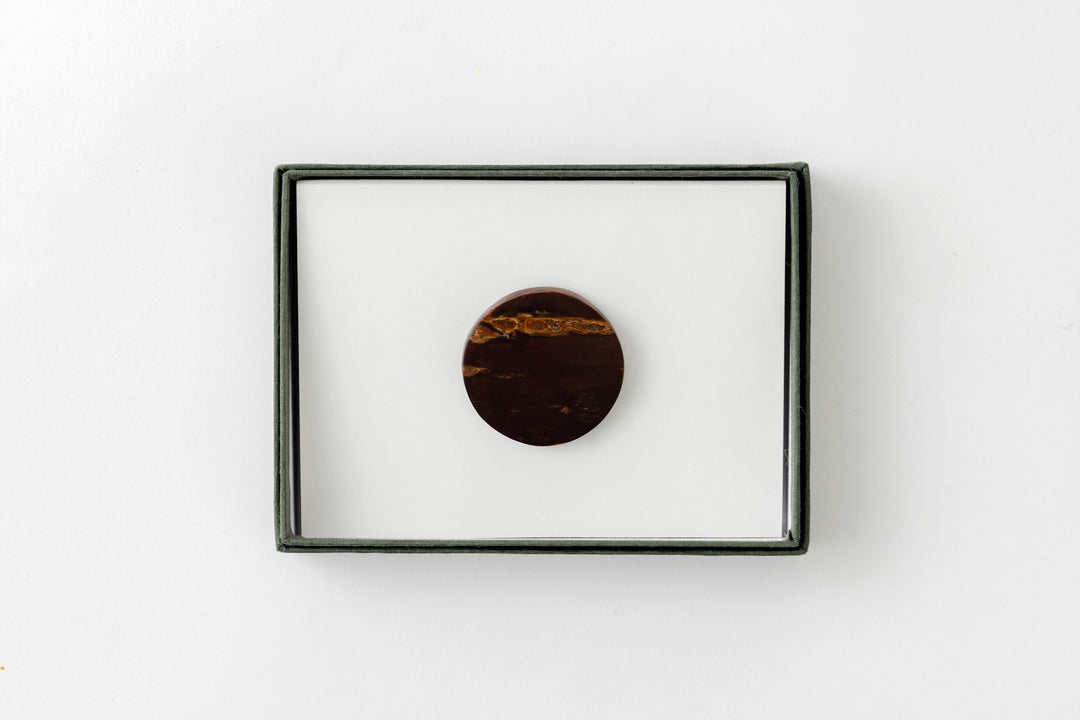 Cherry Bark Brooches by MEMENTOS