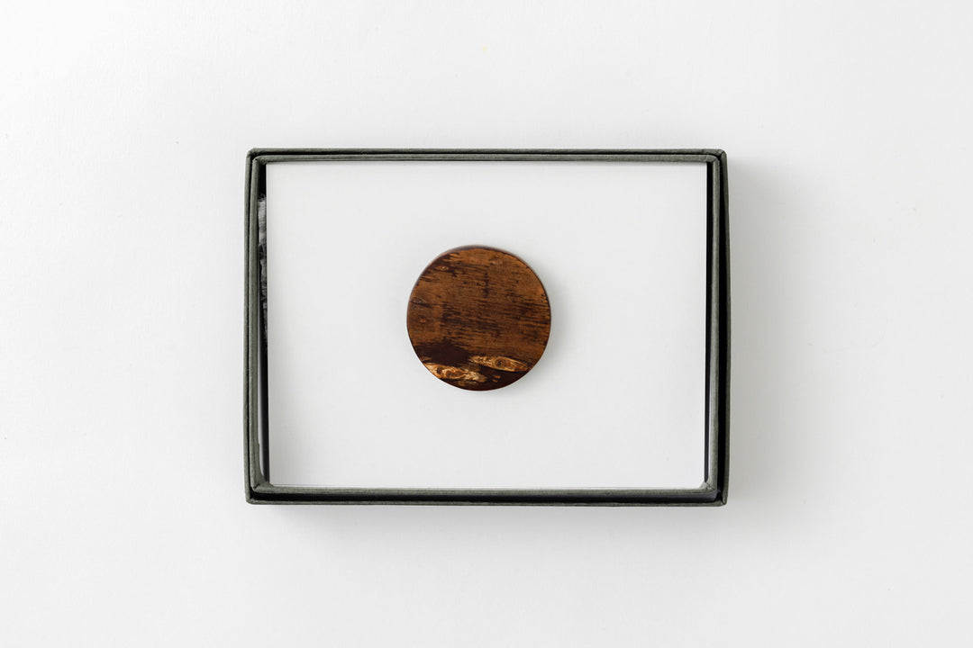 Cherry Bark Brooches by MEMENTOS