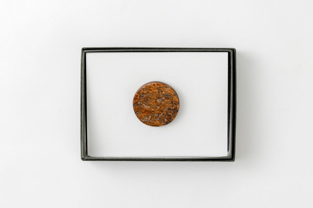 Cherry Bark Brooches by MEMENTOS