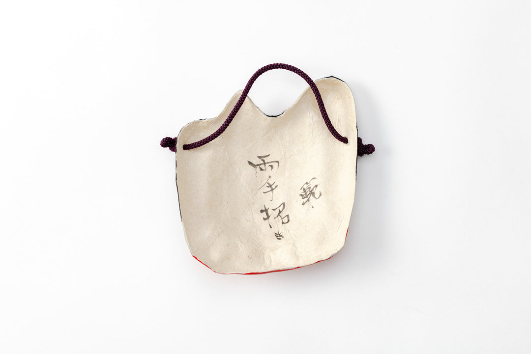 Double-beckoning Lucky Cat Wall Hanging