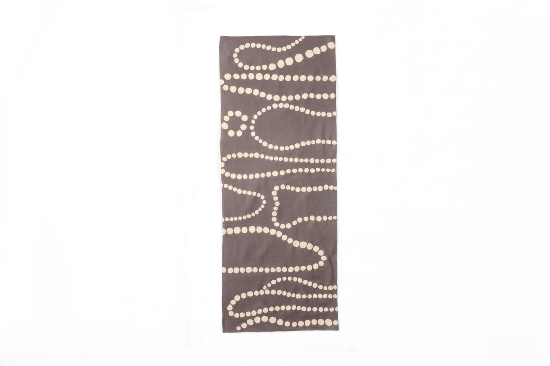 Design for Chusen No.4 (Small Dots Move Around) Light Grey
