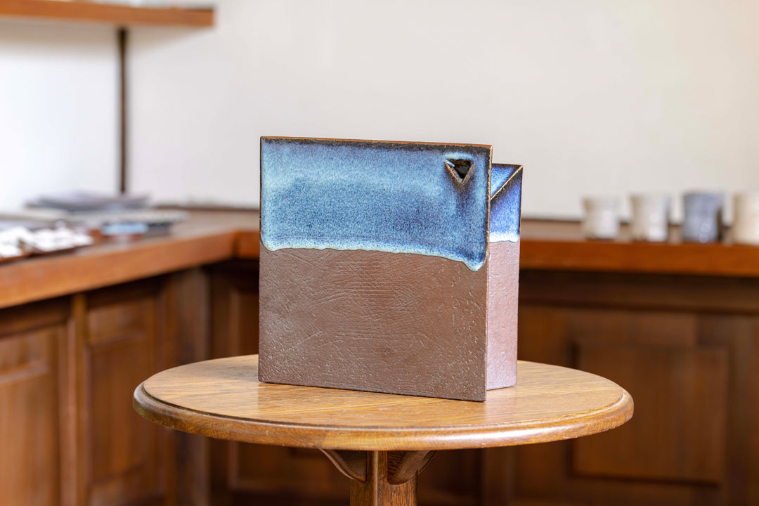 Namako Glaze Vase "Gregorian Chant" (Free Shipping)