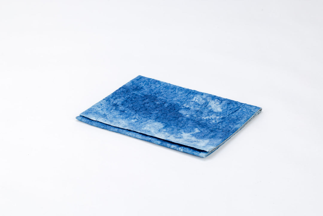 Indigo Dye Clutch Bag