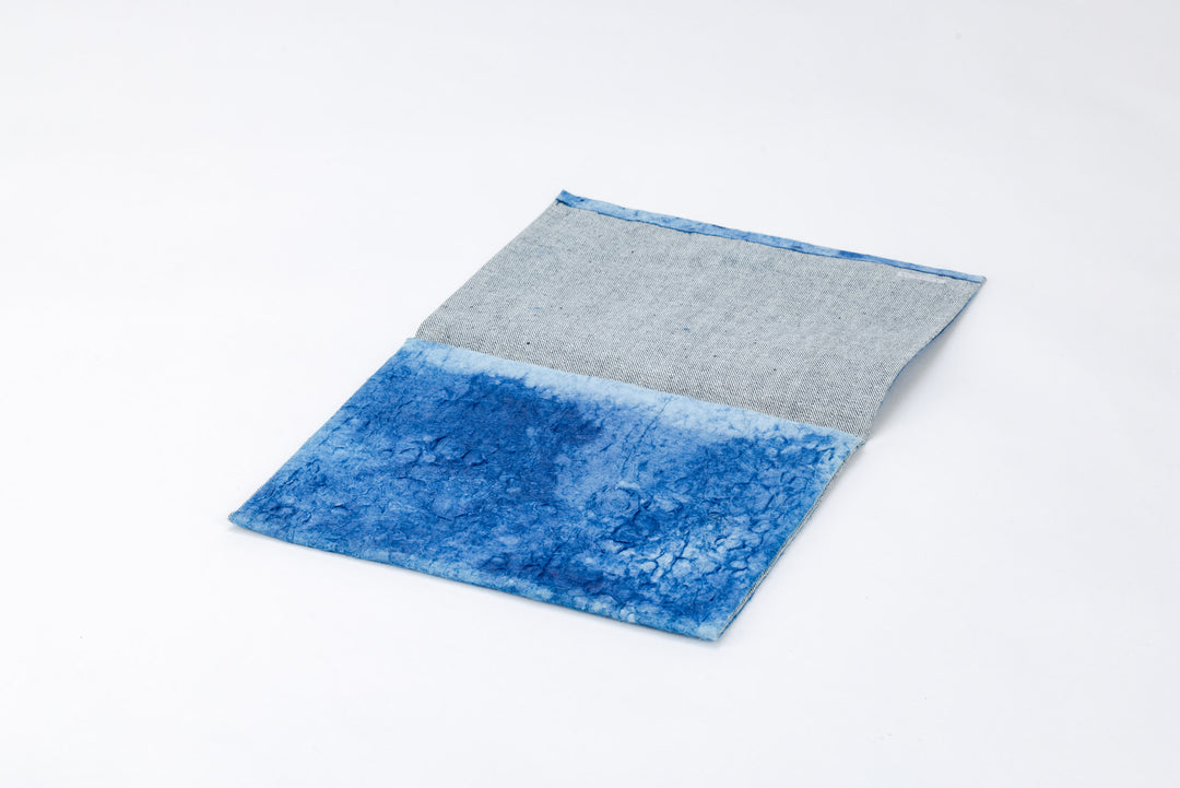 Indigo Dye Clutch Bag