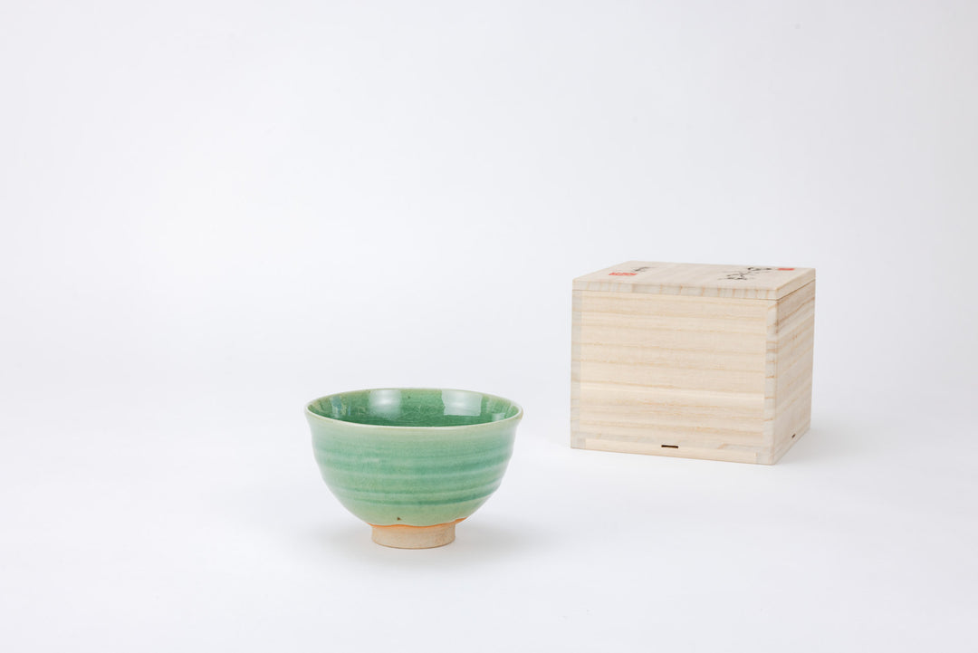 Green Glaze Matcha Bowl
