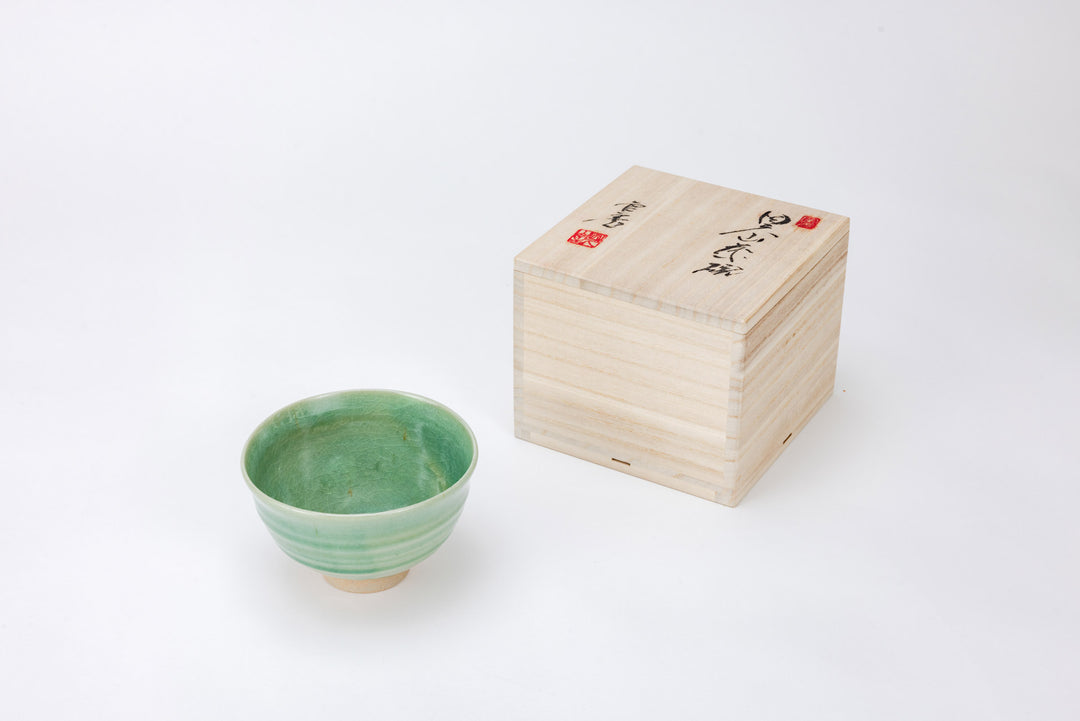 Green Glaze Matcha Bowl