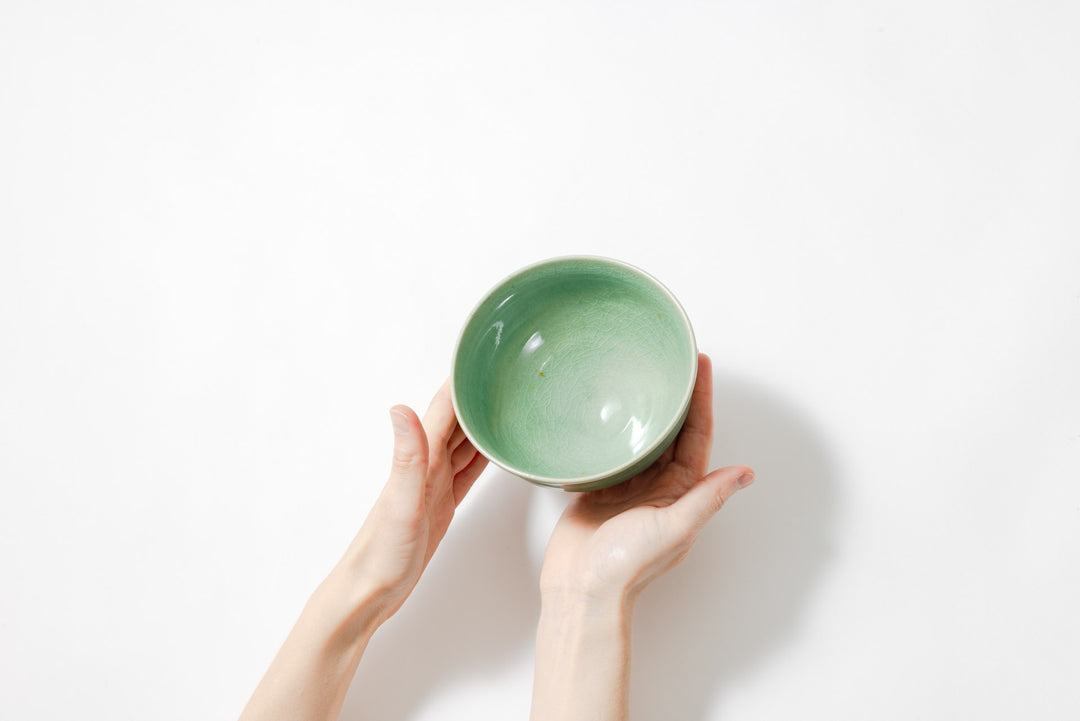 Green Glaze Matcha Bowl