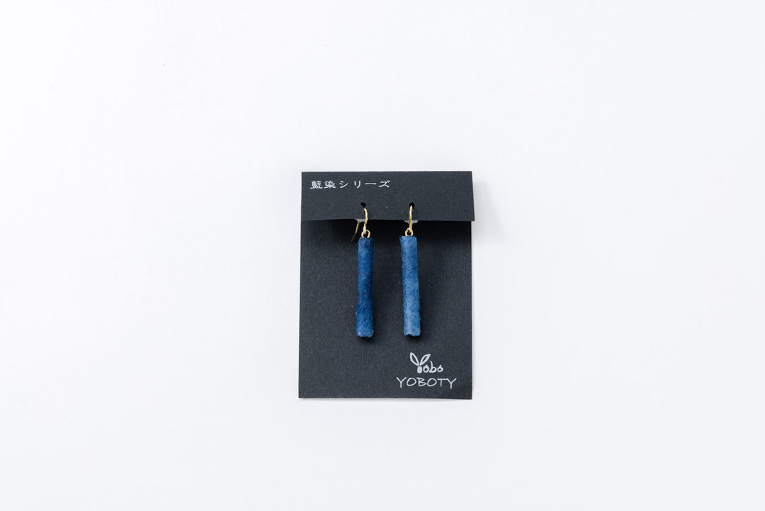 Indigo Dye Earrings
