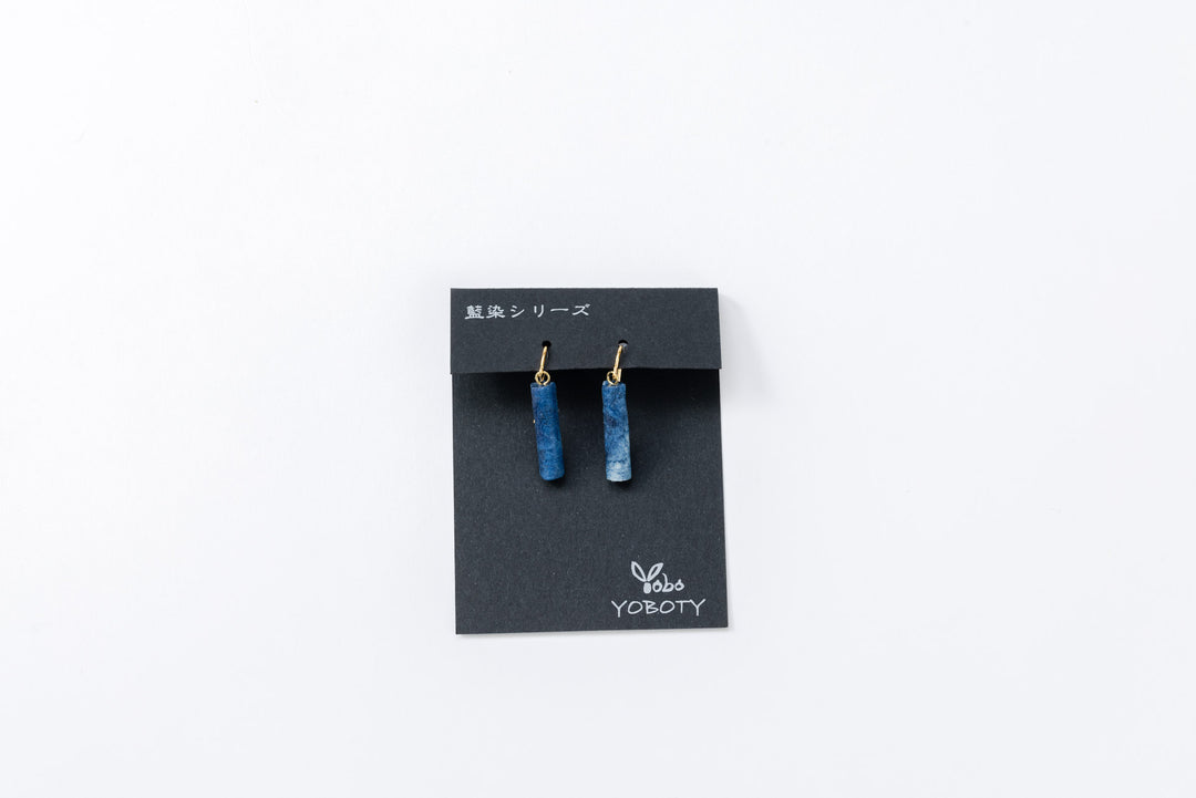 Indigo Dye Earrings