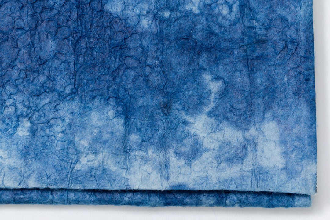Indigo Dye Clutch Bag