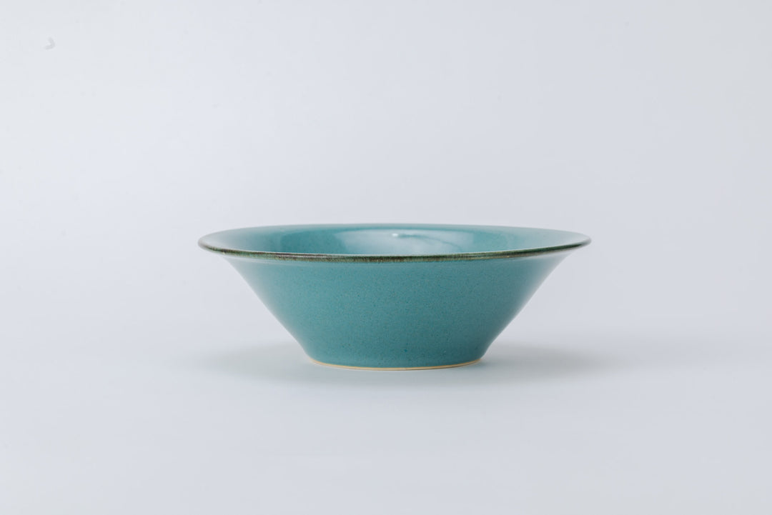 Plate Green Ash Glaze