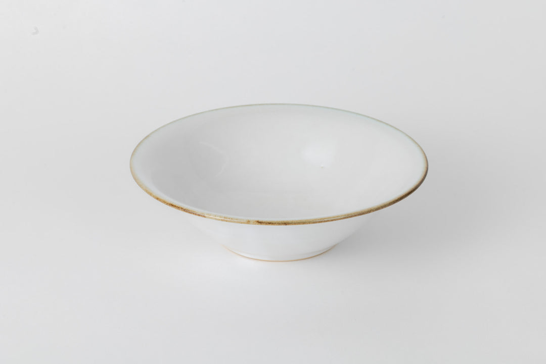 Plate White Straw Ash Glaze