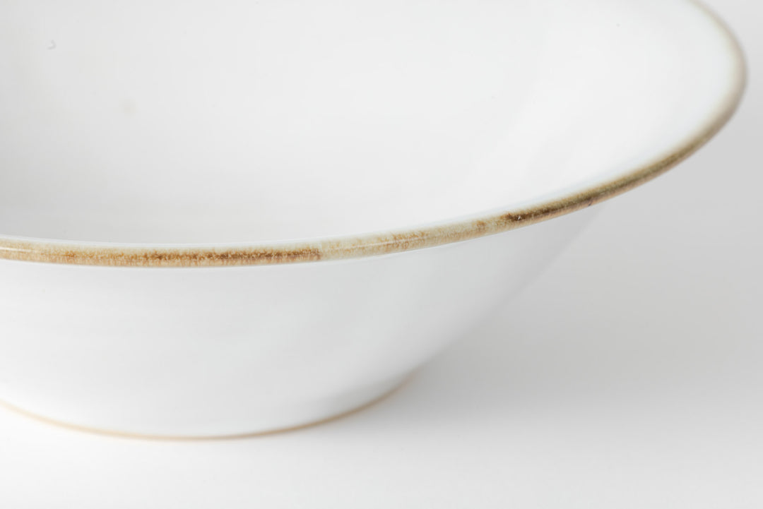 Plate White Straw Ash Glaze