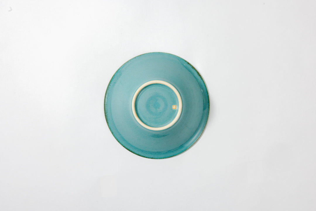 Plate Green Ash Glaze