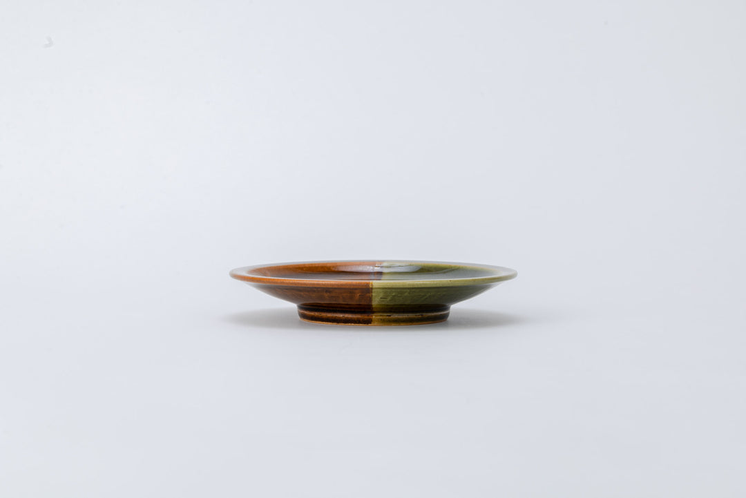 Bicolor Plate (Sand Brown x Olive)