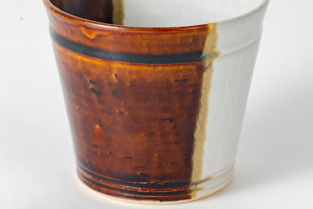 Bicolor Cup (Red Amber x Ash White)