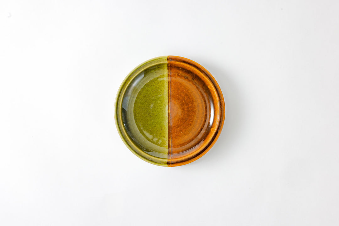 Bicolor Plate (Sand Brown x Olive)