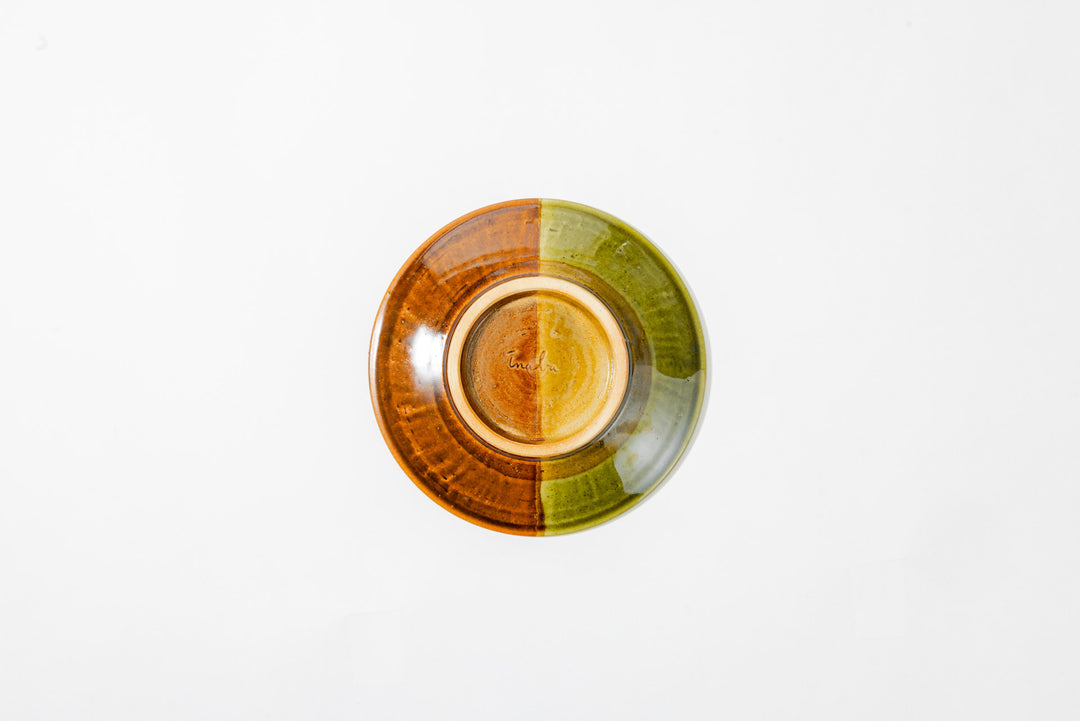 Bicolor Plate (Sand Brown x Olive)