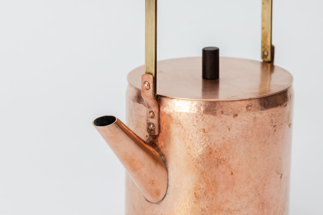 Hand-hammered Copper Kettle