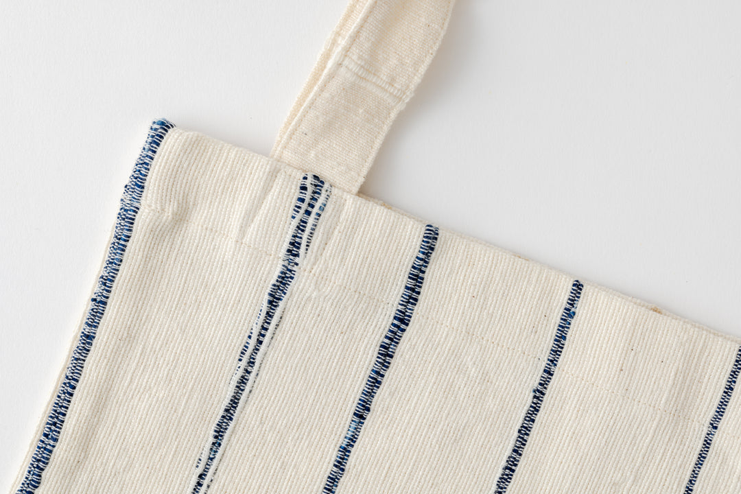 Stripe A4-size Tote Bag