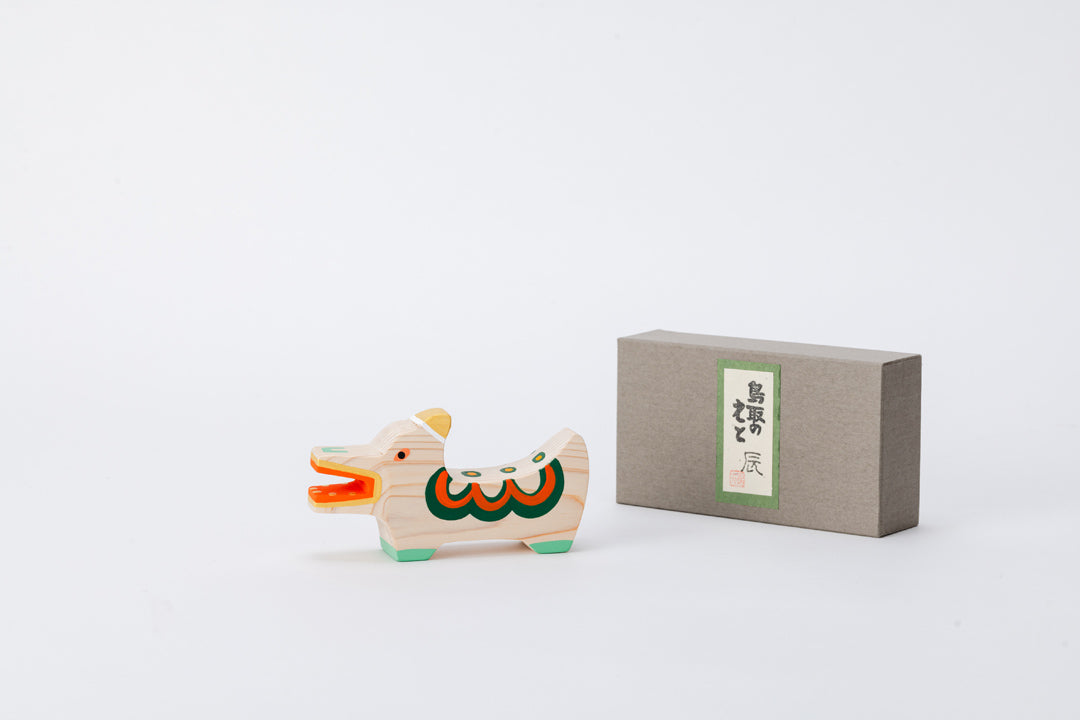 Japanese Zodiac: Dragon (Shiraki Wood Grain)