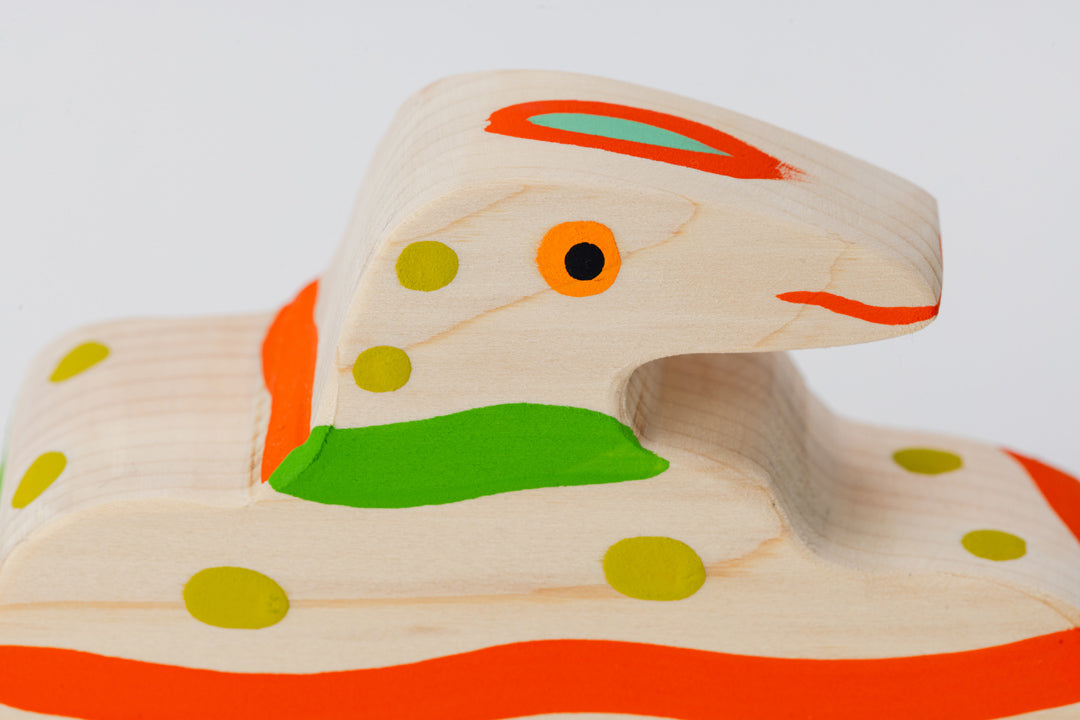Japanese Zodiac: Snake (Shiraki Wood Grain)
