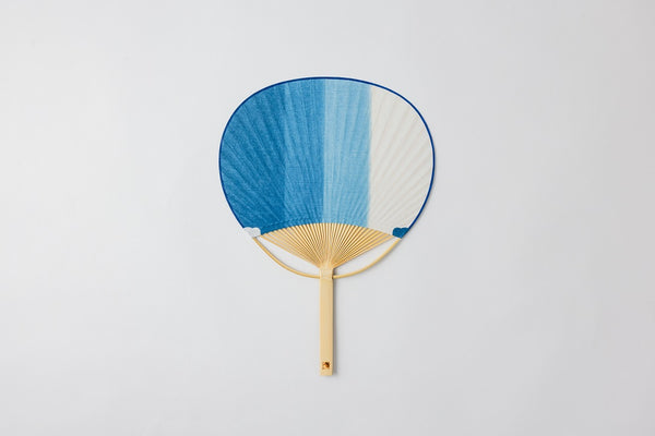 Marugame Uchiwa Indigo Danzome Washi