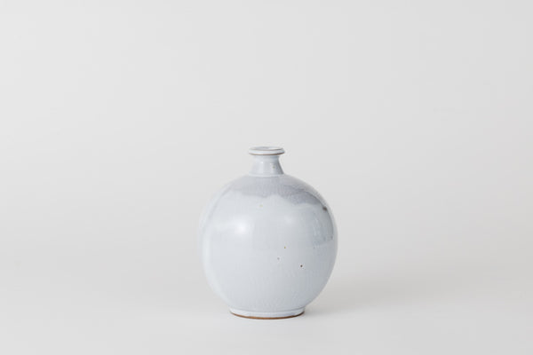 White Glaze Single Flower Vase
