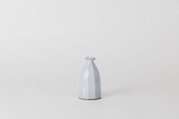 White-glazed Shinogi Tokkuri