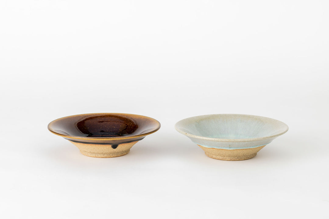 Aizu Hongo-yaki Pedestal Dish