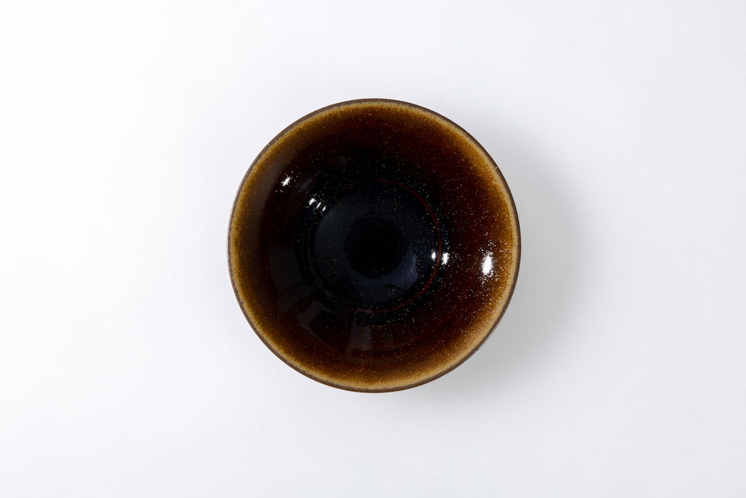 Aizu Hongo-yaki Pedestal Bowl (Rice Bowl)