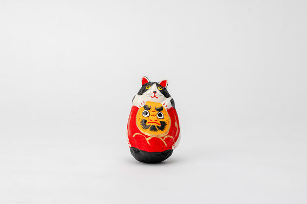 Neko Daruma (Daruma with a Cat on Top)
