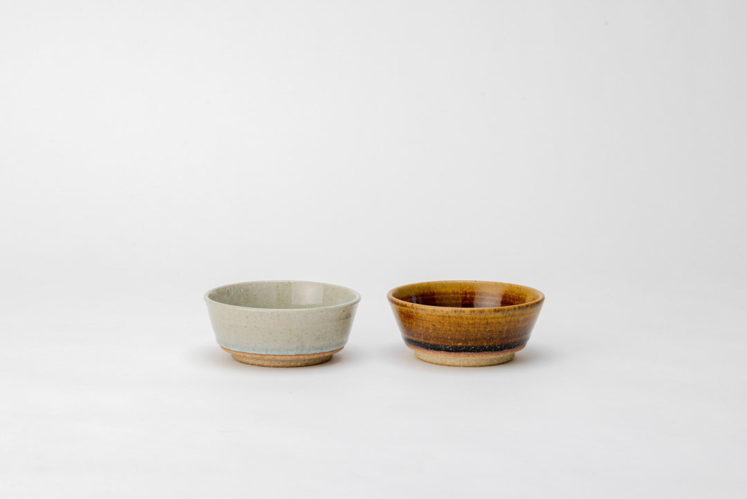 Aizu Hongo-yaki Flat Base Bowl