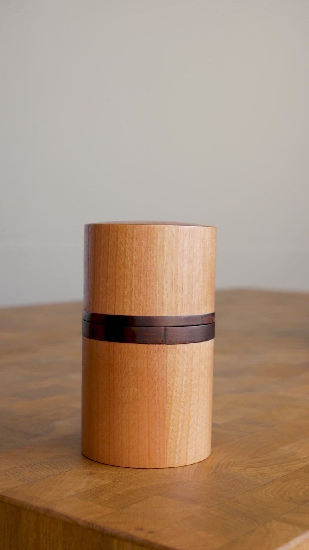 Obizutsu Cherry Bark Tea Caddy Tea Scoop Set