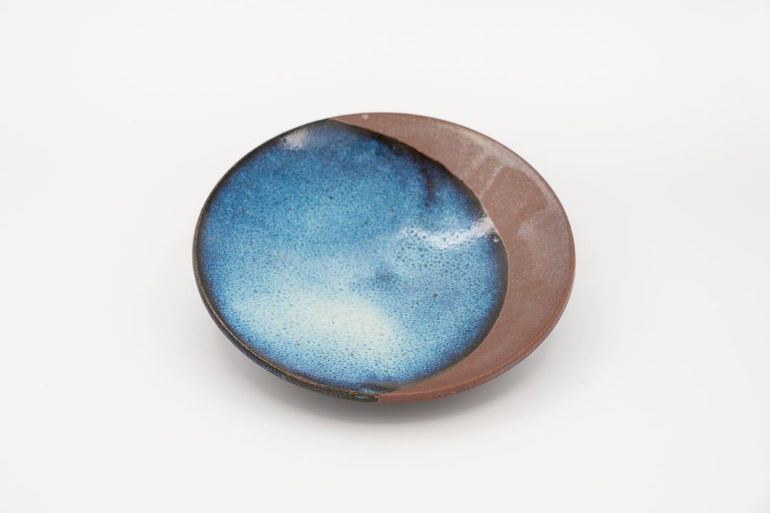 Shiraiwa-yaki Crescent Moon Plate