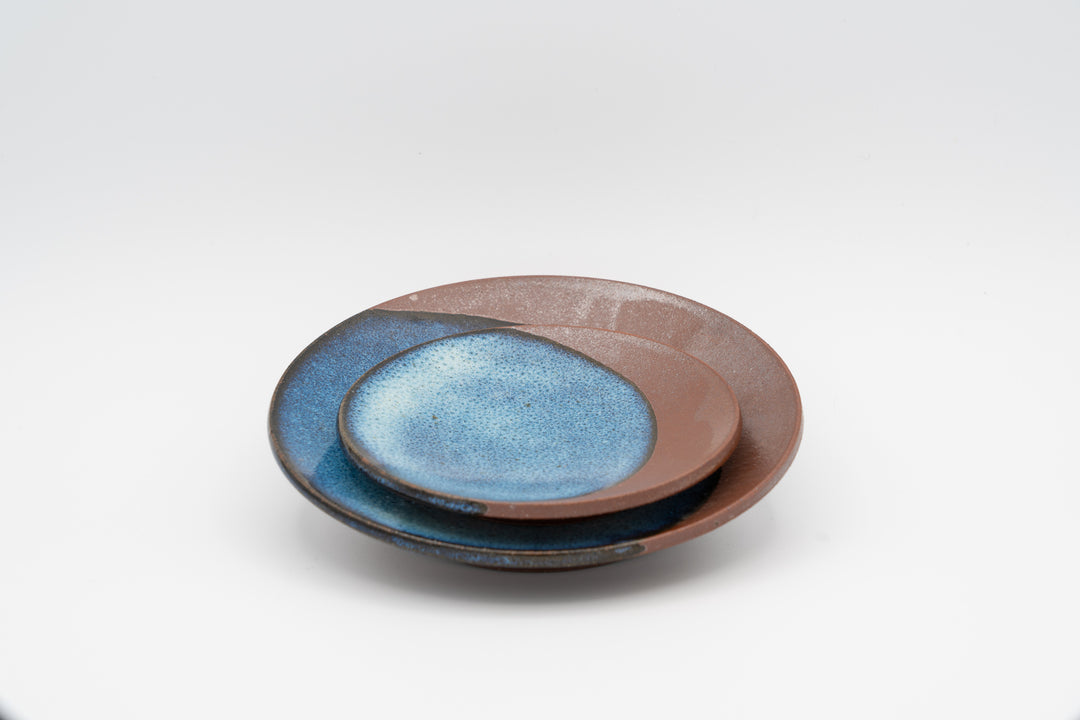 Shiraiwa-yaki Crescent Moon Plate