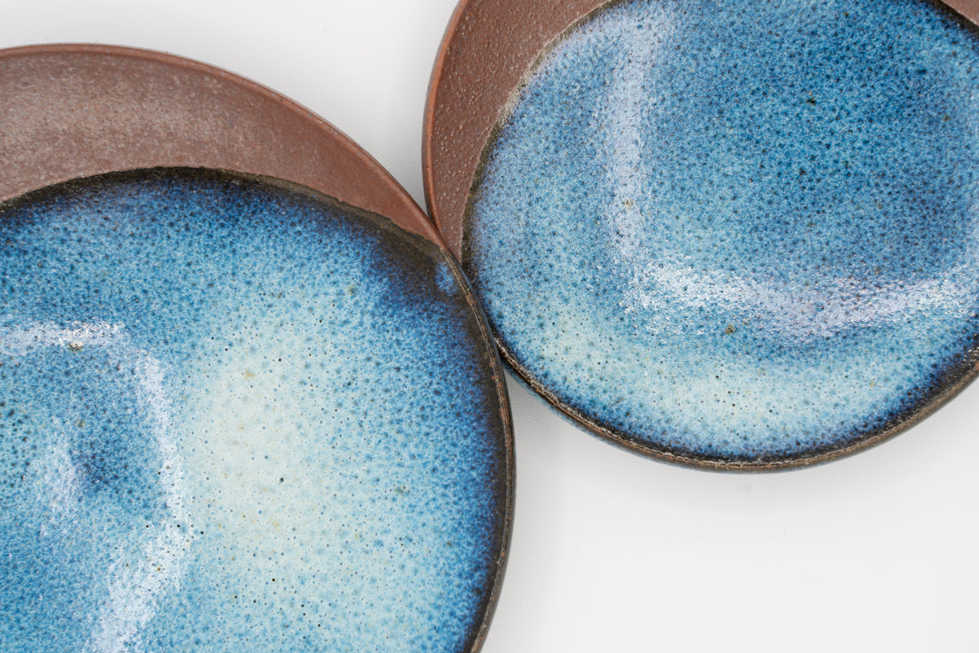 Shiraiwa-yaki Crescent Moon Plate