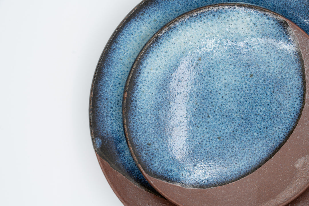 Shiraiwa-yaki Crescent Moon Plate
