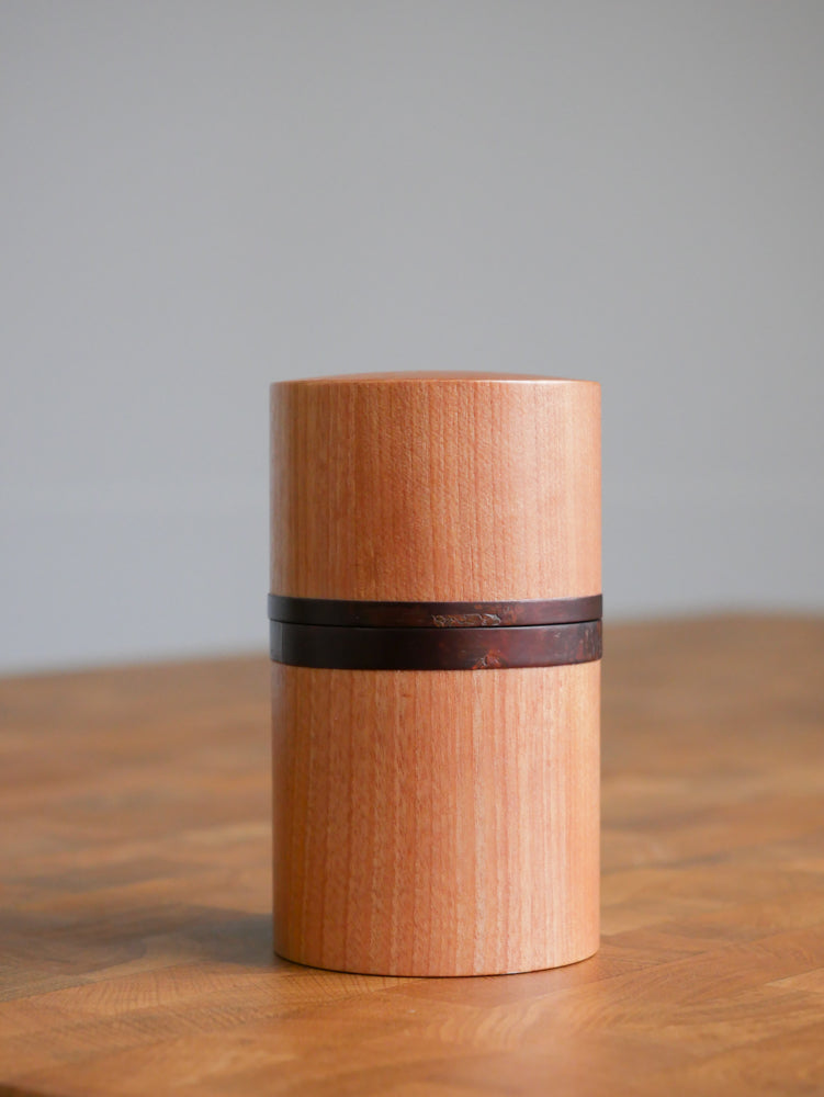 Obizutsu Cherry Bark Tea Caddy Tea Scoop Set