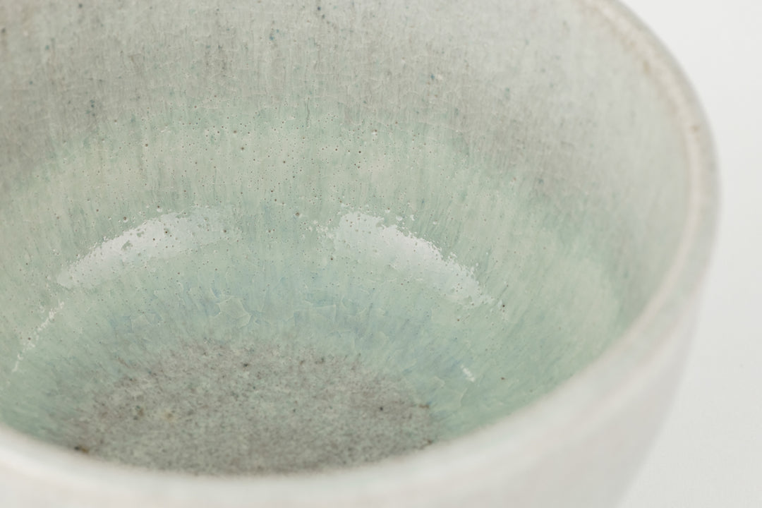 Aizu Hongo-yaki Pedestal Bowl (Rice Bowl)