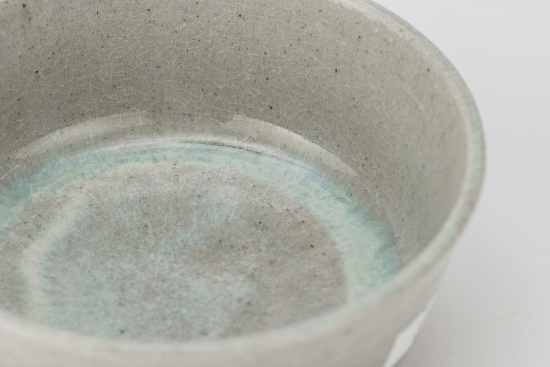 Aizu Hongo-yaki Flat Base Bowl