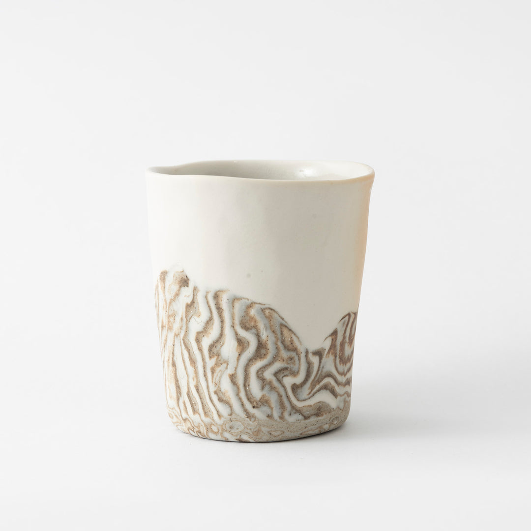 Hand-Pinched Mini Marbled Cup