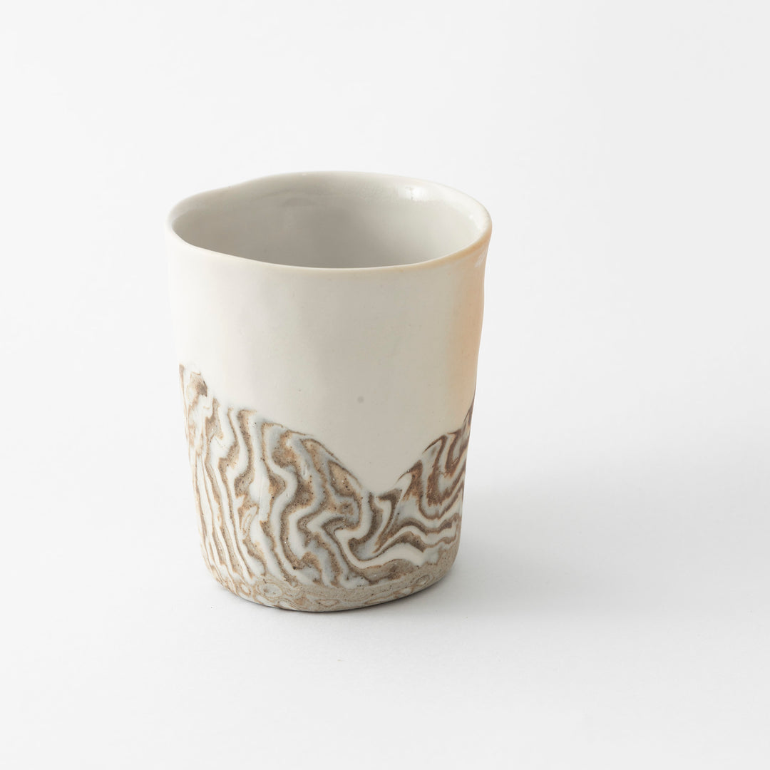 Hand-Pinched Mini Marbled Cup