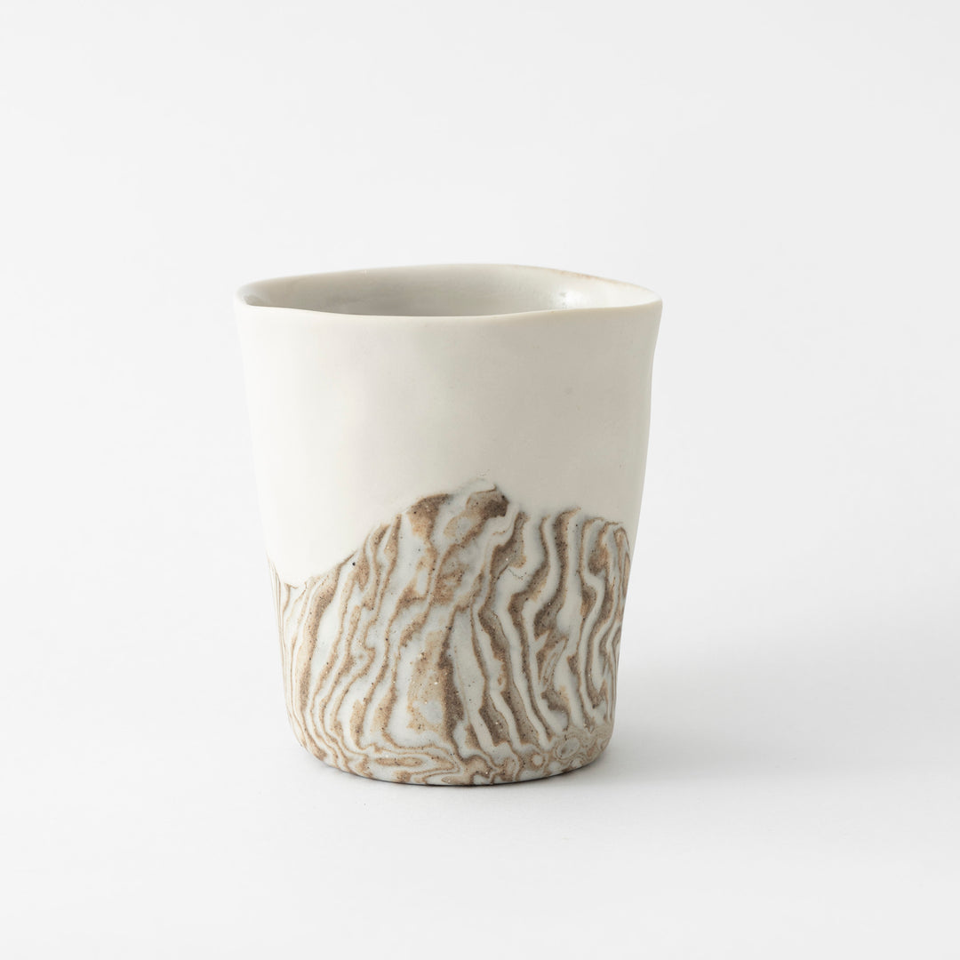 Hand-Pinched Mini Marbled Cup