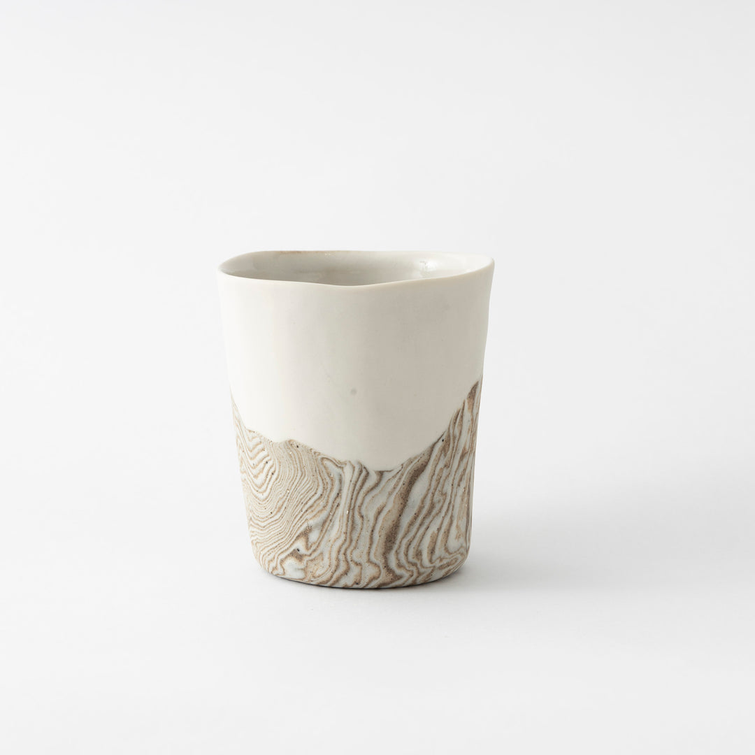 Hand-Pinched Mini Marbled Cup