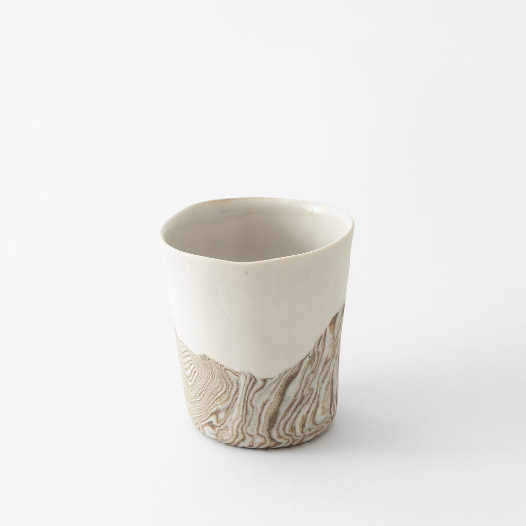 Hand-Pinched Mini Marbled Cup