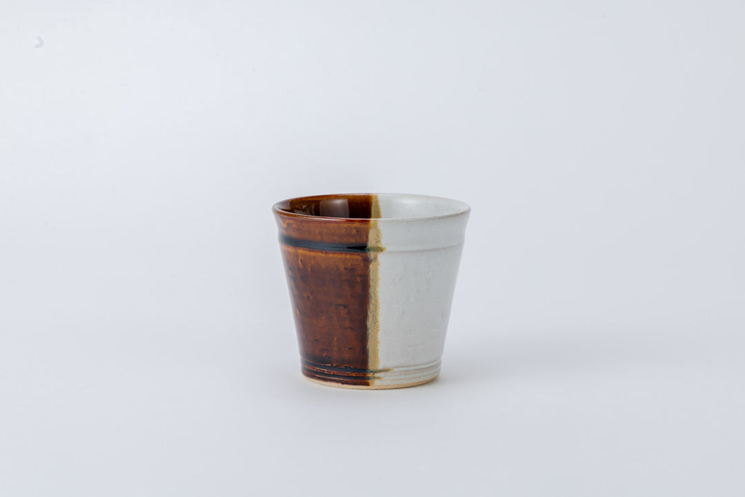 Bicolor Cup (Red Amber x Ash White)
