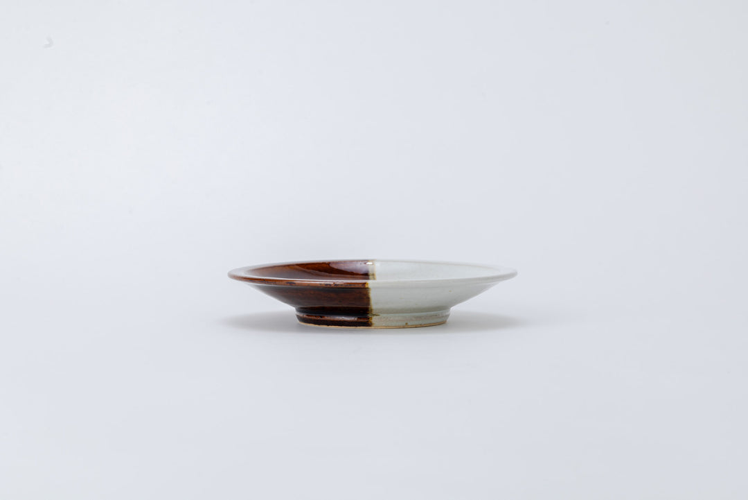Bicolor Plate 18 cm (Red Amber x Ash White)