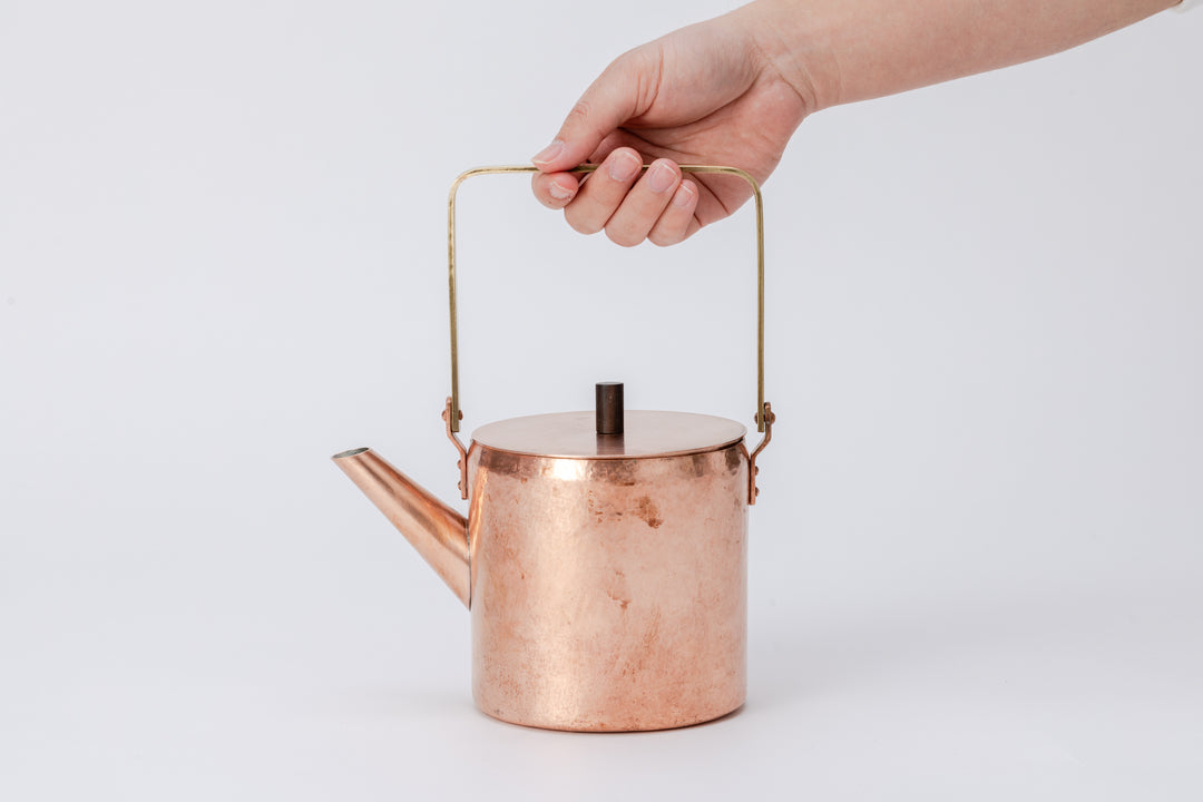 Hand-hammered Copper Kettle